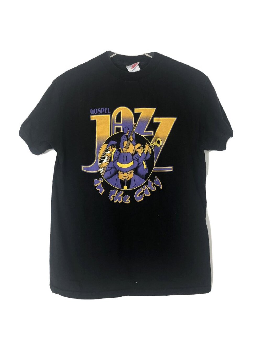 Vintage Noel Jones Ministries Gospel Jazz in the City Graphic T Shirt Size M